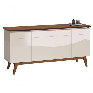 Imagem de Buffet Classic Off White Com Freijó - Imcal Móveis