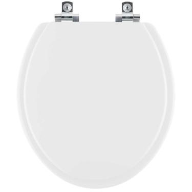 Imagem de Assento Sanitário Com Fechamento Lento Benfica Branco Para Vaso Luzarte