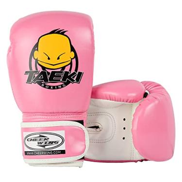 Imagem de Luvas de boxe infantis Cheerwing 118 ml Luvas de treinamento para jovens e crianças Luvas de punção Kickboxing Luvas de Muay Thai, rosa
