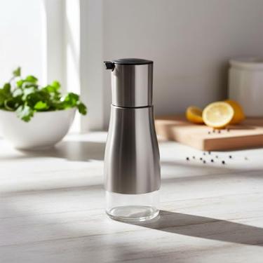 Imagem de Porta Temperos de Vidro 320ml com Tampa Inox – Pote Hermético para Temperos, Condimentos e Mantimentos • Frasco Transparente • Organizador de Cozinha Durável e Fácil de Limpar