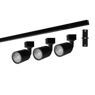 Imagem de Luminária Spot Trilho Taschibra Direct 6500K, Preto