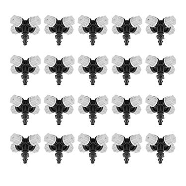 Imagem de LiebeWH Aspersor de Nebulização de Irrigação de Jardim, Bocal de Atomização ABS 20PCS para Gramado, Jardim, Rega e Resfriamento de Pátio