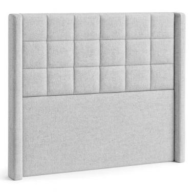 Imagem de Cabeceira para Cama Box Casal 140 cm Berlim Linho Cinza - Nexta Casa