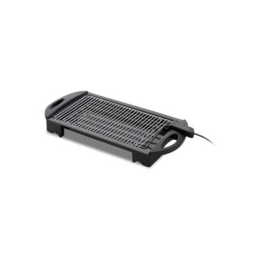 Imagem de Churrasqueira Elétrica Grill com Grelha Removível, 2000W, 127V, Preta, 40,7x34,5x8cm, Controle de Temperatura 5 Níveis