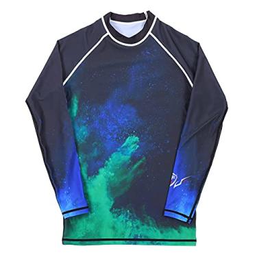 Imagem de Cryfokt Jaqueta de Roupa de Mergulho Masculina, Resistente a Rasgos, Secagem Rápida para Mergulho, Natação, Surf, Material de Proteção UV S-4XL (XL)