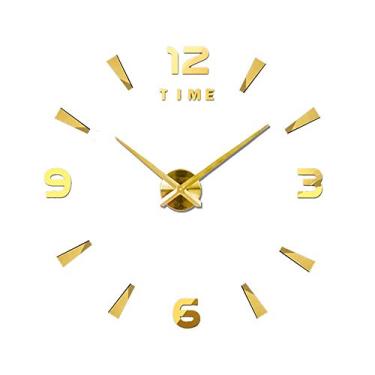 Imagem de Relógio de Parede Espelho 3D Sem Moldura DIY Grande Adesivo Silencioso para Sala Estar Decorações Casa