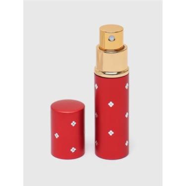 Imagem de Frasco de spray de névoa com padrão floral de 10 ml, vermelho, portátil, recarregável, atomizador de perfume