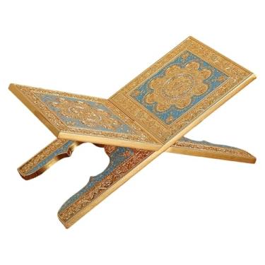 Imagem de Esquirla Suporte para livros, e prático, em liga de zinco, para decoração de mesa. Ideal para escritório, livros de receitas, revistas e cadernos, Style C