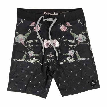Imagem de Bermuda Praia Elastano Diamond WSS Flowers Black