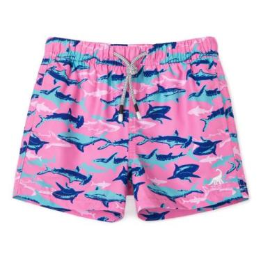 Imagem de Calções de banho SURF CUZ Toddler Boys UPF 50+ Quick Dry Pink