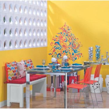 Imagem de Tijolo Vazado Esmaltado Lua 25x8x25cm Branco  Cerâmica Martins