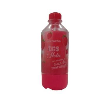 Imagem de Borracha Escolar Holic Suco de Morango Rosa - 910585 - Tris