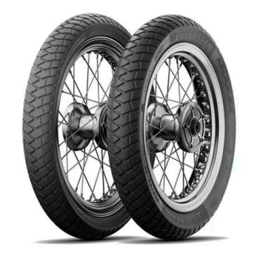 Imagem de Kit 2 Pneus Michelin 90/90-19 + 110/90-17 Anakee Street TL 