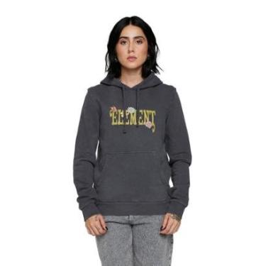 Imagem de Moletom Element Fech Daylight Hoody 280 Preto-Preto-GG-Feminino