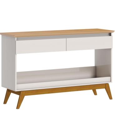 Imagem de Aparador Classic Mais Imcal 61433 Off White Nature 2 Gavetas Sala - Imcal