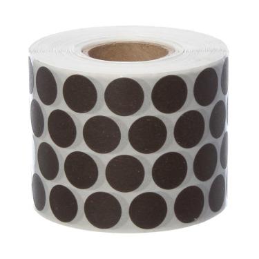 Imagem de Etiqueta Adesiva Bolinha para Identificação Preta de Ø12mm com 5000 Unidades Coringa