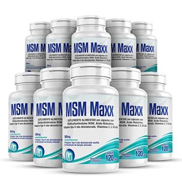 Imagem de Msm Maxx 9x 120 Colágeno Ácido Hialurônico Vitamin C E D3 K2