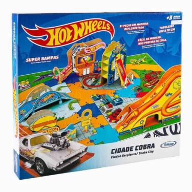 Pista Para Carrinhos Hot Wheels Grande Cidade 160cm Br71 em