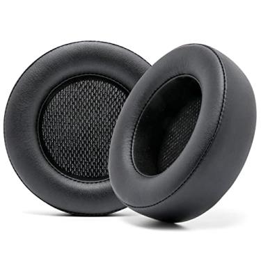 Imagem de Earpads de substituição atualizados para o fone de ouvido CORSAIR Virtuoso Gaming, fabricado por almofadas perversas | Durabilidade melhorada, espessura, couro mais macio e isolamento de som | Preto