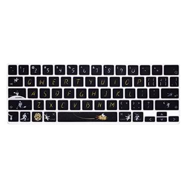 Imagem de MMDW Capa de silicone Magic Keyboard Skin para iPad Pro 12,9 polegadas Magic Keyboard (4ª geração) modelo 2020 MXQU2LL/A, para iPad Pro 12.9 acessórios de protetor de teclado, astronauta