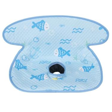 Imagem de INFANZIA Assento seco, protetor de assento de carro impermeável forro de assento de carro treinamento penico crianças, bebês e bebês, almofada para carrinhos de bebê (azul, 1 pacote