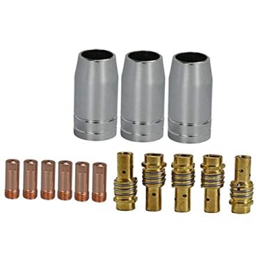 Imagem de Conjunto de encaixe de bocal de tocha de soldagem MIG de metal MB15AK para trabalhos domésticos de bricolage - boa condutividade e fácil de usar - Equipamento de tocha de soldagem para projetos de