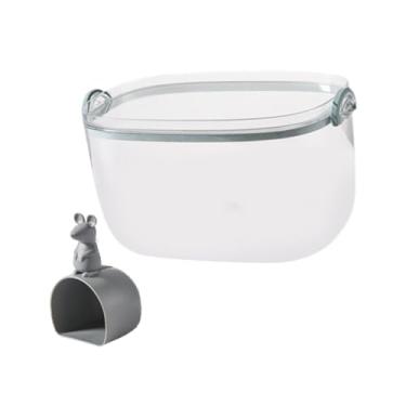 Imagem de Generic Armazenamento de arroz, armazenamento fresco, grande capacidade, transparente com tampa, recipiente para cereais, recipiente para alimentos, para, Verde, 5kg