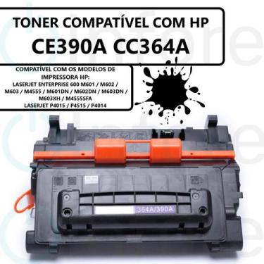 Imagem de Toner Ce390a 90a Cc364a 64a para M601 M602 M603 M4555 P4015 P414 P4515
