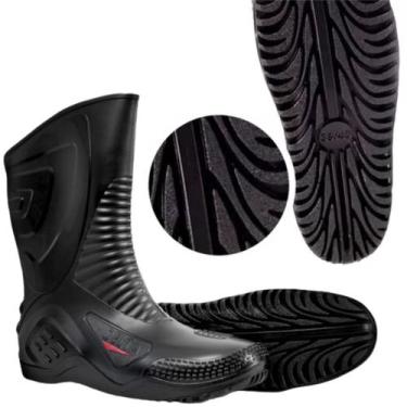 Imagem de Bota chuva motociclista moto motoboy motoqueiro impermeável - Delta, 3