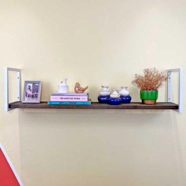 Imagem de Prateleira de Ferro e Madeira Industrial de Parede Style 1 Prateleira 