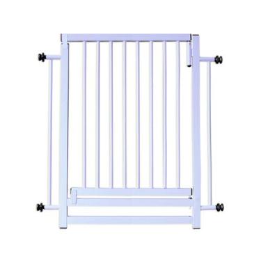 Imagem de Grade para Porta Pet Cachorros Cães Crianças 80cm Reforçado Premium - 
