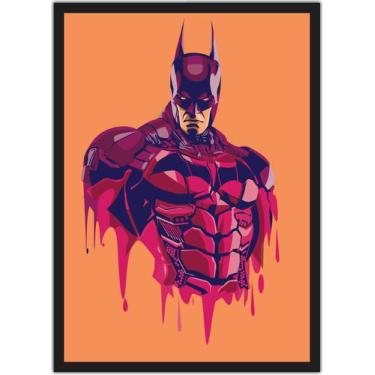Imagem de Quadro Decorativo Batman Heróis Geek Decorações Com Moldura G04 - Vita