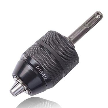 Imagem de Manga de metal Yakamoz 1/2-20UNF 2-13MM 1/16-1/2 polegada chaveiro sem chave broca adaptador de conversão rápida martelo conversor com adaptador SDS Plus Hank