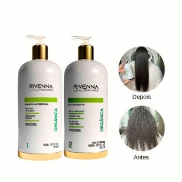Imagem de Kit Progressiva Rivenna Orgânica (Shampoo Antiresíduo + Gloss Redutor)