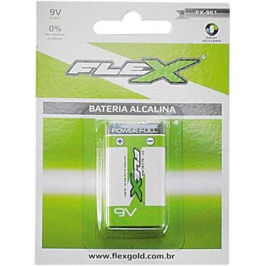 Imagem de Bateria FLEX 9V Alcalina 1 Unidades