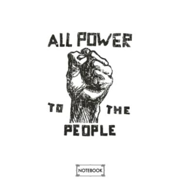 Imagem de All Power To The People 1966 G85940 Notebook: Diary, Planner, Matte Finish Cover, 6x9 120 Pages, Lined College Ruled Paper, Journal