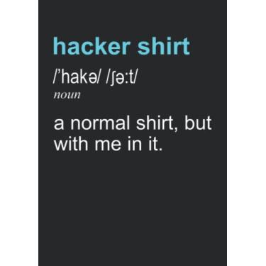 Imagem de Notizbuch A4 dotted, gepunktet, punktiert mit Softcover Design: Programmierer Coder Hacker Definition Informatiker Coder: 120 dotted (Punktgitter) DIN A4 Seiten