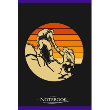 Imagem de Notebook: Nature Hike Lover Outdoor Hiker Retro Hiking: Notebook Diary, Lined College Ruled Paper| Planner, 6x9, 120 Lined Pages College Ruled Paper