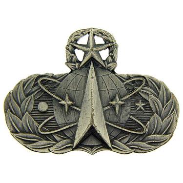 Imagem de Broche de lapela Master Space Ops da Força Aérea dos Estados Unidos USAF de 4 cm, Sem pedras preciosas