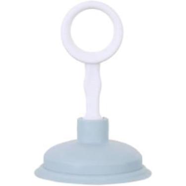 Imagem de Desentupidor de pia azul, desentupidor de ralo pequeno de banheiro portátil pia de cozinha dreno ventosa de encanador líquido removedor de entupimento fácil de desentupir, equipamento de limpeza de