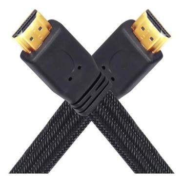 Imagem de Cabo Hdmi 5 Metros Blindado 3d P/ Dvd Pc Game Tv Blu-ray Not HD5MT - O