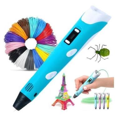 Imagem de Caneta 3D Impressora Portátil Desenho + Filamento PLA ou ABS - 3D Prin