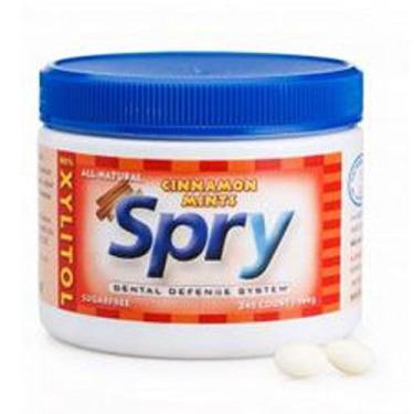 Imagem de Spry Mints 100% xilitol canela 240 unidades da Xlear Inc (pacote com 4)