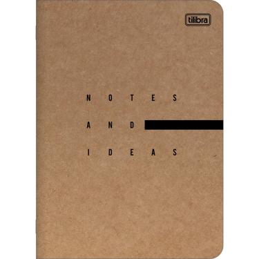 Imagem de Caderno grampeado Kraftwork capa kraft flexível pautado 32 folhas 150x208 mm