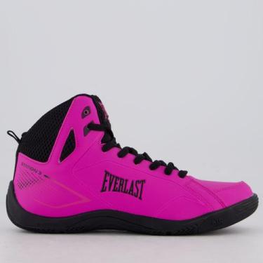 Imagem de Tênis Everlast Station 3 Feminino Rosa e Preto, 36