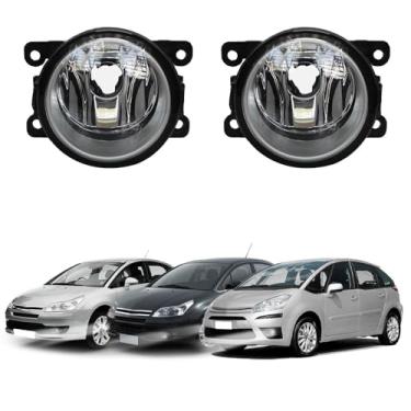 Imagem de Par Farol de Milha para C4 2008 a 2014 C5 2005 a 2007 Farolete Auxiliar Neblina