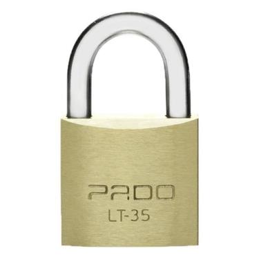 Imagem de Cadeado De Latão Pado Lt 35mm 2 Chaves Não Enferruja Cor Dourado