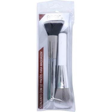 Imagem de Kit Maquiagem Pincéis 2 Unidades - basic + care