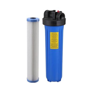 Imagem de Kit Carcaça Filtro Big Blue Bbi Refil Filtro Plissado