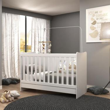 Imagem de Berço Multifuncional 4 em 1 Vira Escrivaninha Evolution